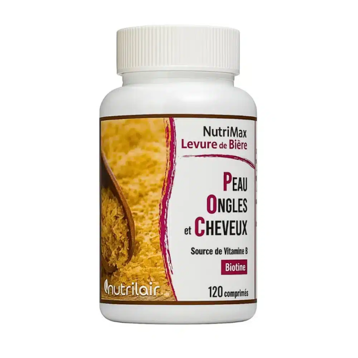 NUTRILAIR Nutrimax Levure de Bière - 120 Comprimés