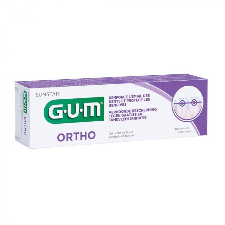 GUM Dentifrice Spécial Ortho 75 ml - Réf 3080