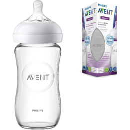 AVENT Biberon Verre Natural 240ml 0m+