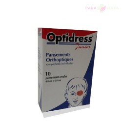 OPTIDRESS JUNIOR PANSEMENTS ORTHOPTIQUES 10 UNITÉS