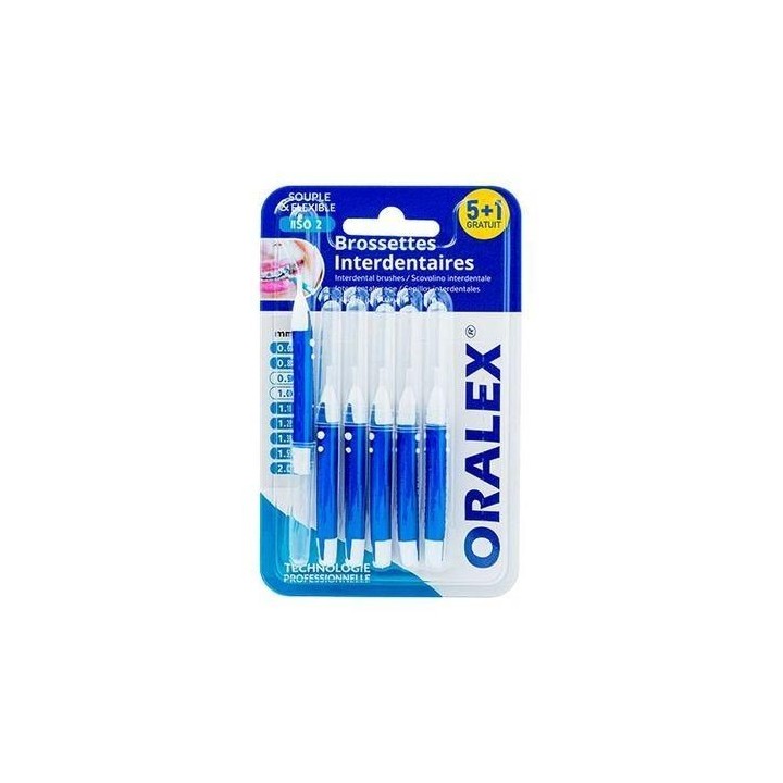 Oralex Brossettes Interdentaires Extra Soft - 0.9mm & 1mm (ISO 2)