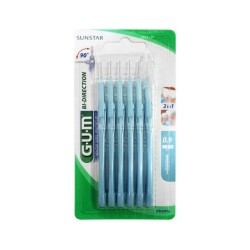 GUM MANCHE PAR 6 UNITES AVEC BROSSETTE MICRO FINE 0.9MM REF 2314