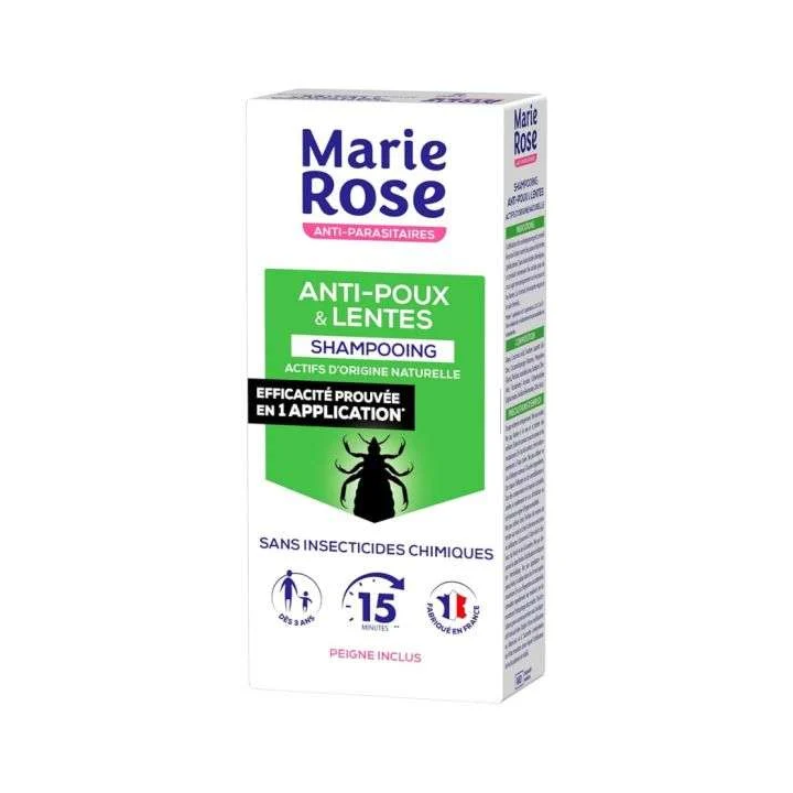 MARIE ROSE Shampoing Anti-Poux et Anti-Lentes - 125ml