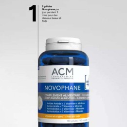 ACM Novophane Complément Alimentaire Cheveux et Ongles - 180 Gélules