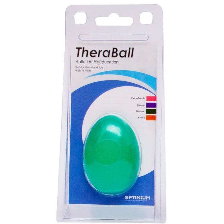 OPTIMIUM PRO Theraball Balle de Rééducation pour la Main