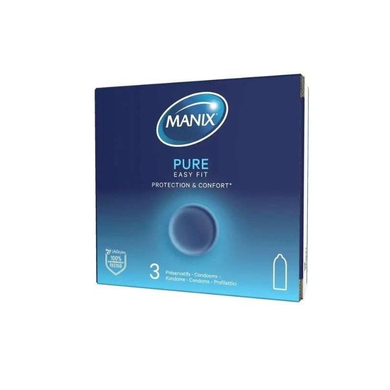 MANIX PURE EASY FIT PACK DE 3