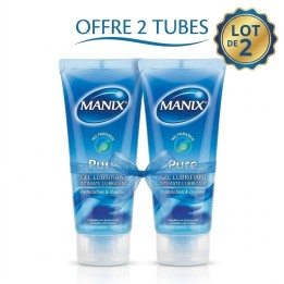 Pack Promo : Duopack 2 x Manix Pure Gel Lubrifiant  - 200ml