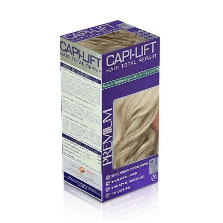 CAPILIFIT Premium Coloration Sans Ammoniac - 9.0 Blond Très Clair Froid