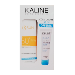 KALINE Pack Ksun Écran Invisible SPF50+ 50ml + K-Aqua Cold Cream 50ml