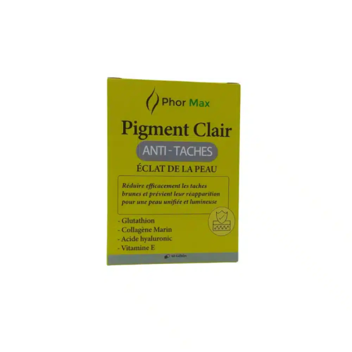 PHORMAX Pigment Clair Anti-Taches & Éclat de la Peau - Boîte de 60 Gélules
