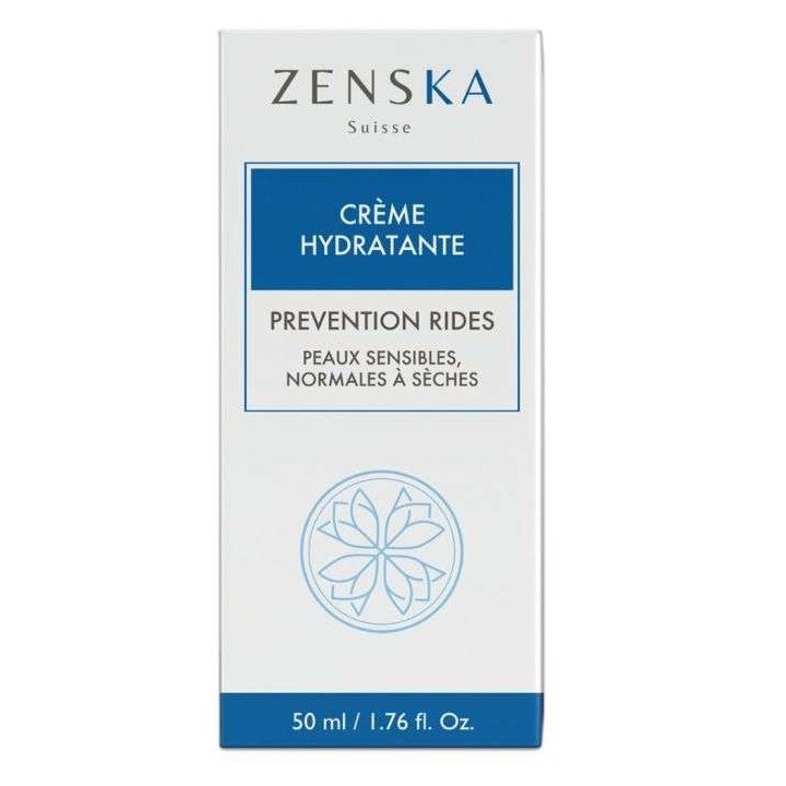 ZENSKA Crème Hydratante Prévention Rides - 50ml