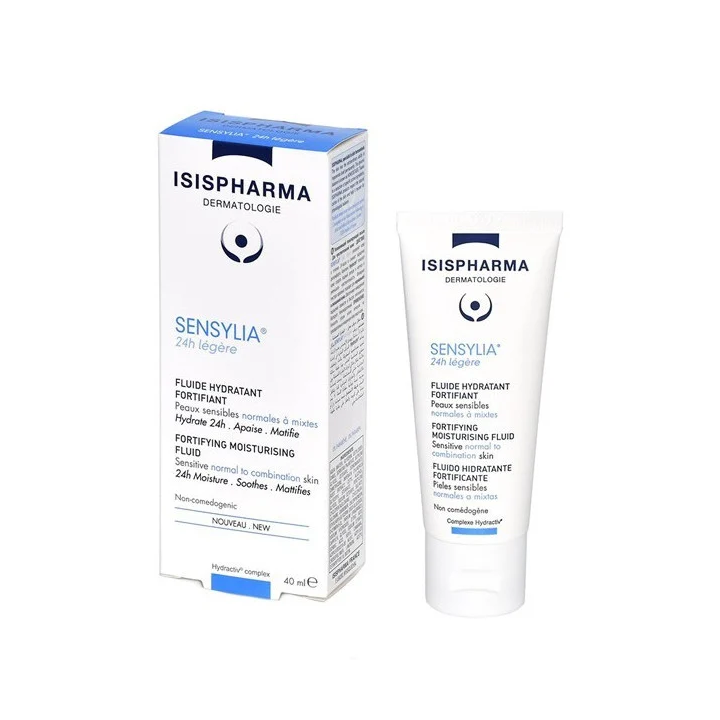 Isispharma Sensylia 24h Légère Fluide Hydratant Fortifiant - 40ml