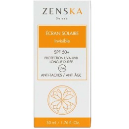 ZENSKA Écran Solaire Invisible SPF50+ Anti-Taches Anti-Âge - 50ml