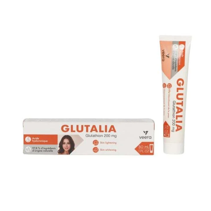 VEERA SANTÉ Glutalia Crème Éclaircissante au Glutathion 200mg - 30ml