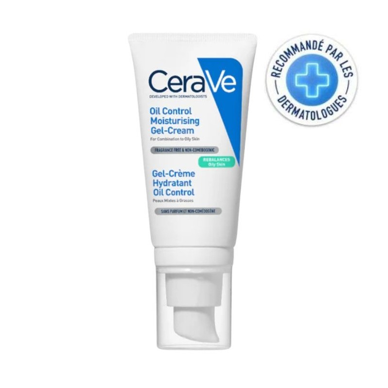 CERAVE GEL CREME HYDRATANT OIL CONTROL PEAUX MIXTES A GRASSES 52 ML