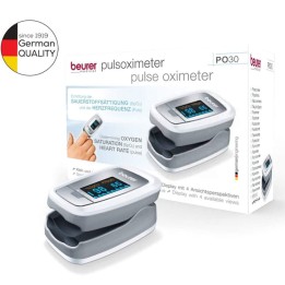 BEURER Oxymètre PO 30 - Mesure SpO2 & Fréquence Cardiaque