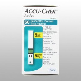ACCU-CHEK Active Bandelettes de Test de Glycémie - 50 Unités
