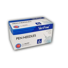 VERIFINE Aiguilles pour Stylo à Insuline 6mm 31G - Boîte de 100