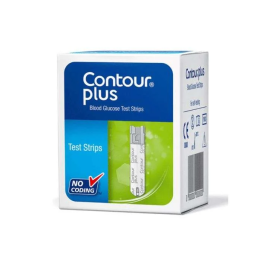 CONTOUR PLUS Bandelettes de Test de Glycémie - Boîte de 50 Unités