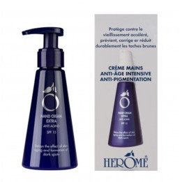 HERÔME Crème Mains Anti-Taches Anti-Âge SPF 15 - 120ml