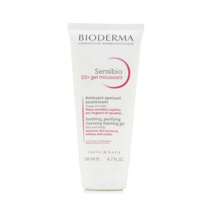 BIODERMA SENSIBIO DS+ GEL MOUSSANT NETTOYANT APAISANT 200 ML VISAGE ET CORPS