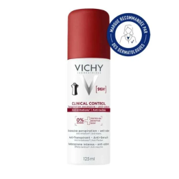 VICHY Clinical Control Déodorant Anti-Transpirant 96H Anti-Odeurs Anti-Traces - Spray 125ml
