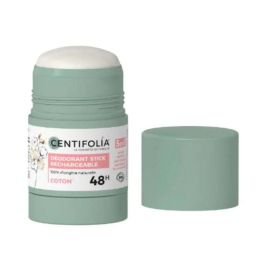 CENTIFOLIA Déodorant Stick 48H Rechargeable Fleur de Coton - Stick 50g