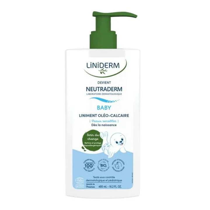 Gilbert Liniderm Liniment Oléo-Calcaire avec Pompe - 480ml