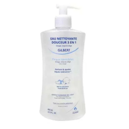GILBERT Eau Nettoyante Douceur 3 en 1 Bébé - Flacon 400ml