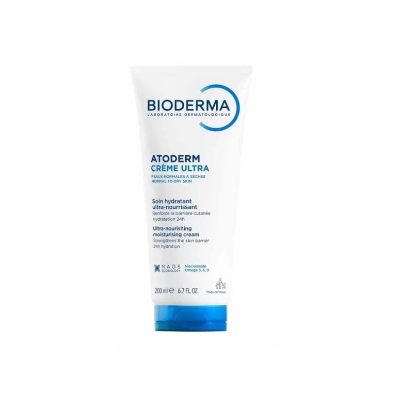 BIODERMA ATODERM CREME ULTRA HYDRATANTE ULTRA NOURRISSANTE PEAUX SENSIBLES Normales à Seches 200 ML
