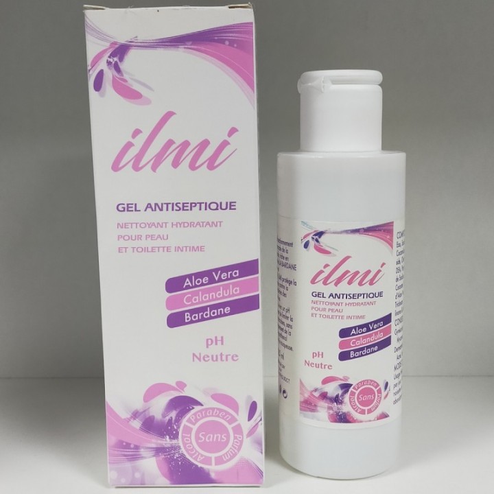ILMI Gel Antiseptique Nettoyant Hydratant pH Neutre - Flacon 125ml