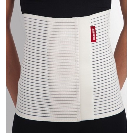BERGER Ceinture Abdominal Noir avec Ateille standard BG-402