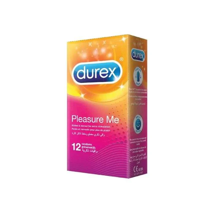 Durex Pleasure Me Préservatifs Stimulants - Boîte de 12