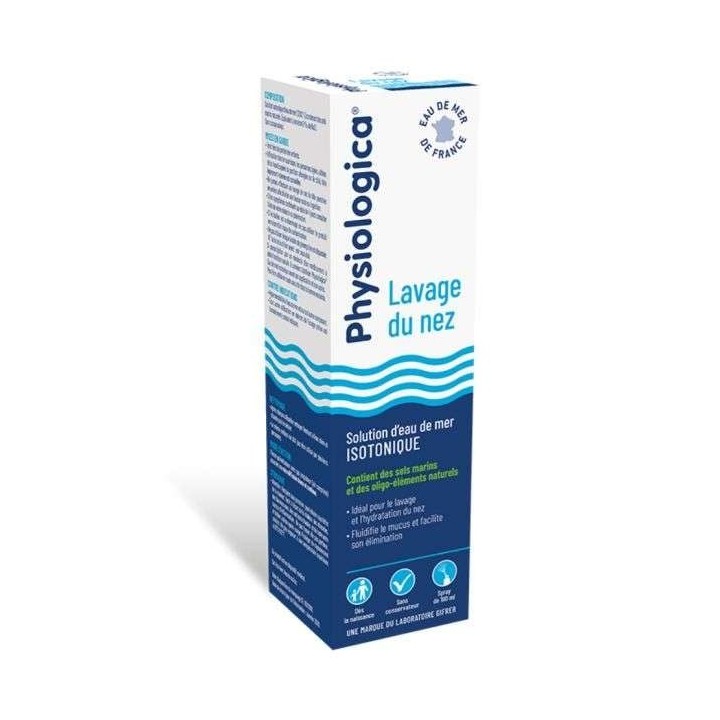 GIFRER Physiologica Lavage du Nez Solution Isotonique Spray - Flacon 100ml