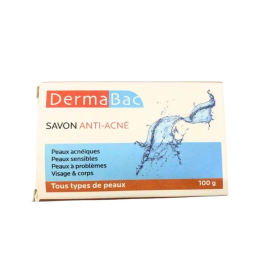 DERMABAC Savon Anti-Acné Purifiant & Apaisant - Pain 100g