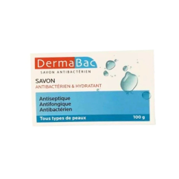 DERMABAC Savon Antibactérien & Hydratant - Pain 100g
