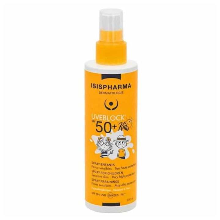 ISISPHARMA Uveblock Spray Enfants SPF50+ Très Haute Protection - 200ml