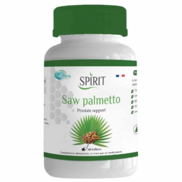 SPIRIT PHARMA Saw Palmetto Support de la Prostate & Confort Urinaire - 60 Gélules