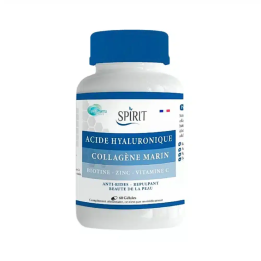 SPIRIT PHARMA Acide Hyaluronique Hydratation & Anti-Âge - 60 Gélules