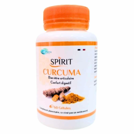 SPIRIT PHARMA Curcuma Bien-Être Articulaire & Confort Digestif - 60 Gélules