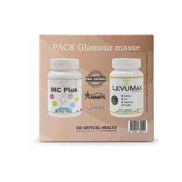 HEALTH POWER Pack Power Glamour Masse – IMC Plus (90 Gélules) + Levumax (360 Comprimés)