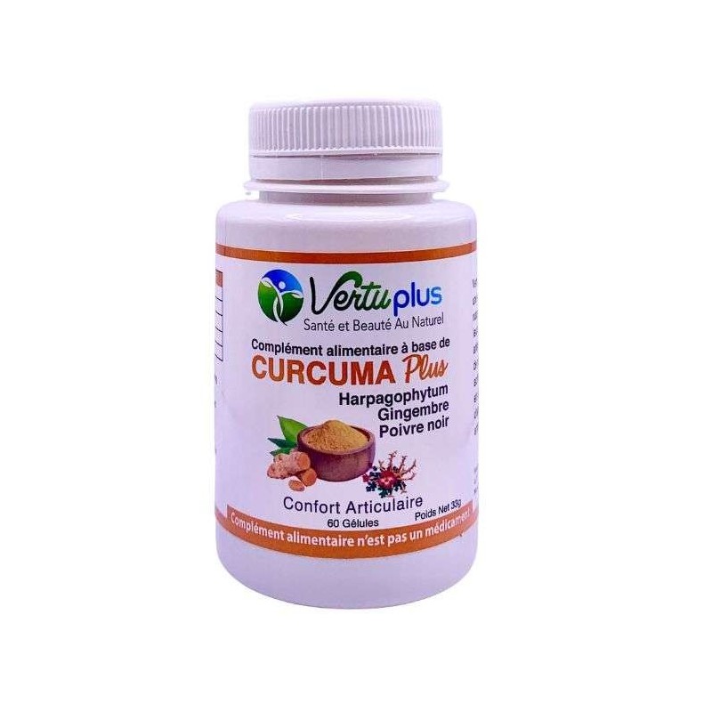 VERTUPLUS CURCUMA PLUS 60 GELULES