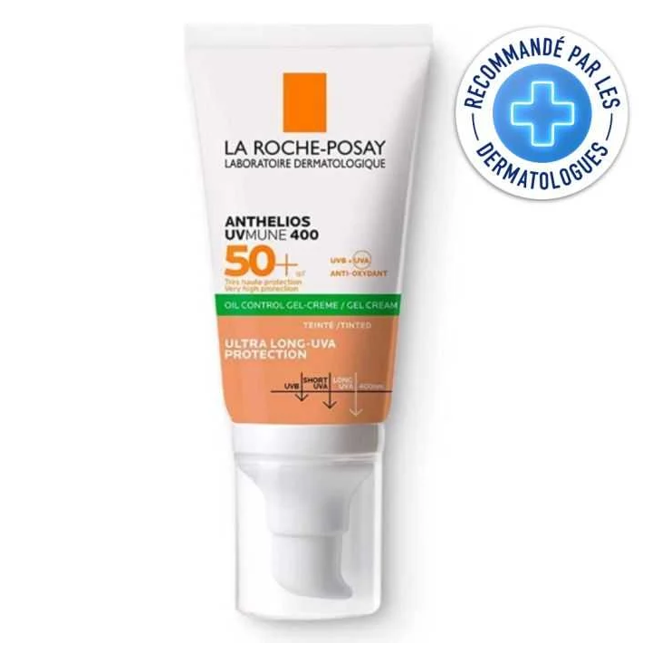La Roche-Posay Anthelios UVMune 400 Gel-Crème Oil Control Teinté SPF 50+ - 50ml