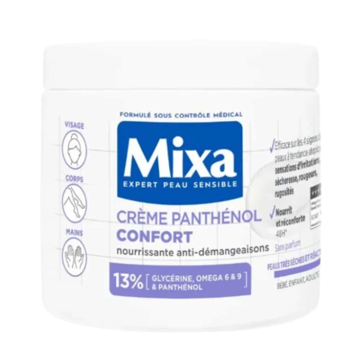 MIXA Crème Panthénol Confort Nourrissante Anti-Démangeaisons - 400ml