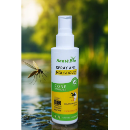 SANTÉ BIO Spray Anti-Moustiques Protection Naturelle - 125ml