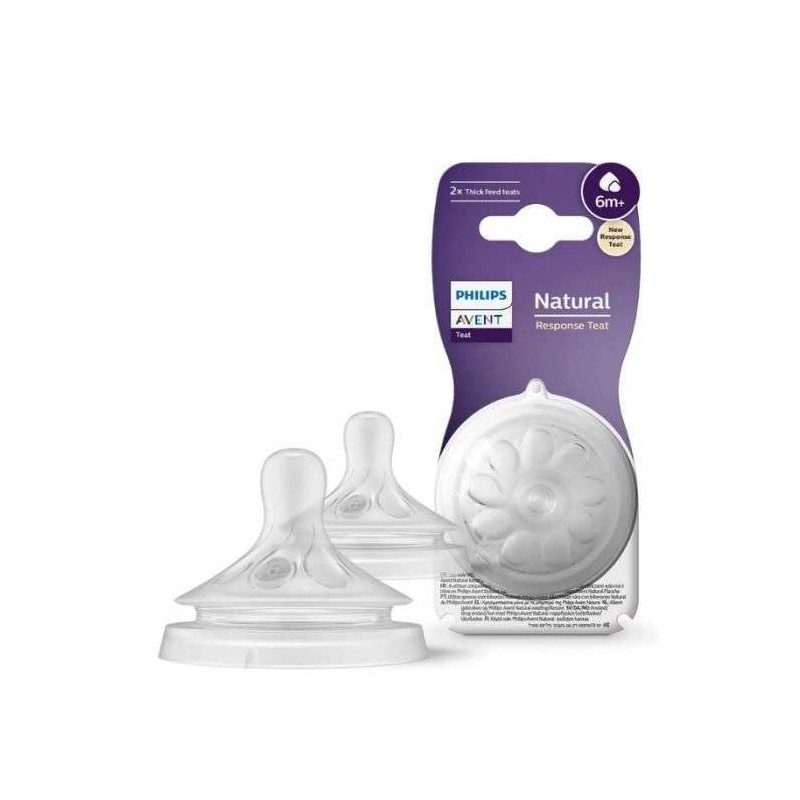 AVENT 2 TÉTINES NATURAL 6 mois et +