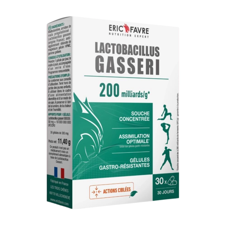 ERIC FAVRE Lactobacillus Gasseri 200 Milliards - 30 Gélules