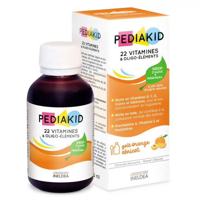 PEDIAKID 22 Vitamines & Oligo-Éléments Sirop Enfant - 125ml