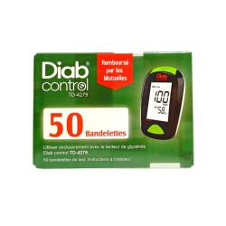 DIAB CONTROL BOITE DE 50 BANDELETTES
