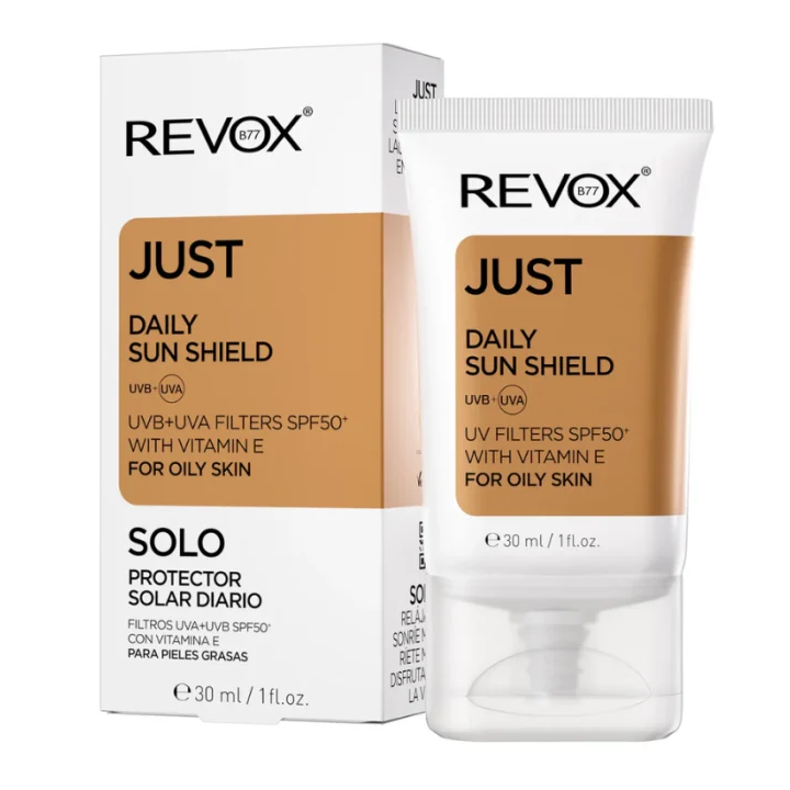 REVOX B77 Daily Sun Shield SPF50+ Peau Grasse & Acneique - 30ml